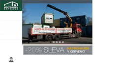 Desktop Screenshot of kontejnery-ostrava.cz